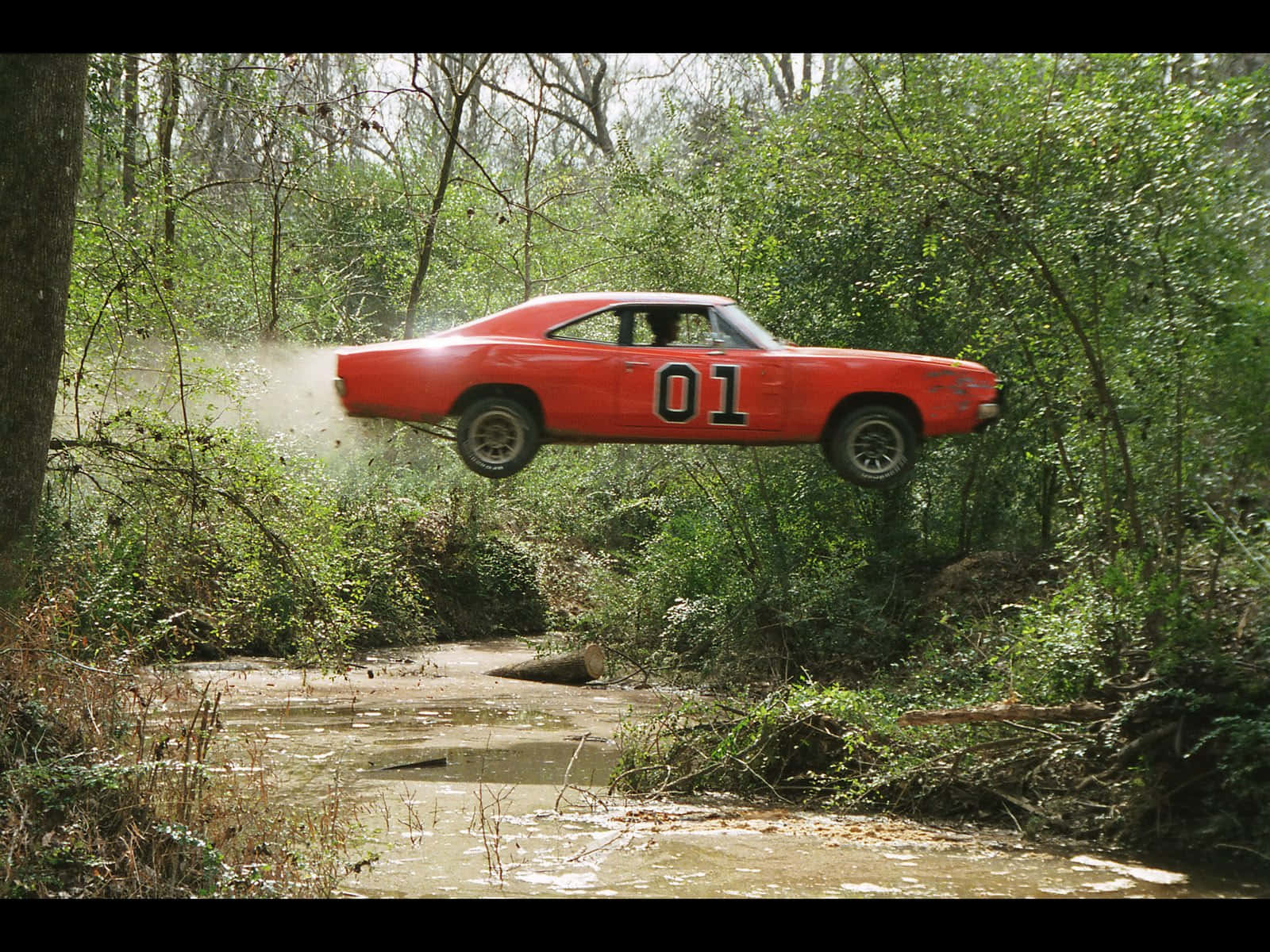 General Lee Car Flying Stream Wallpaper