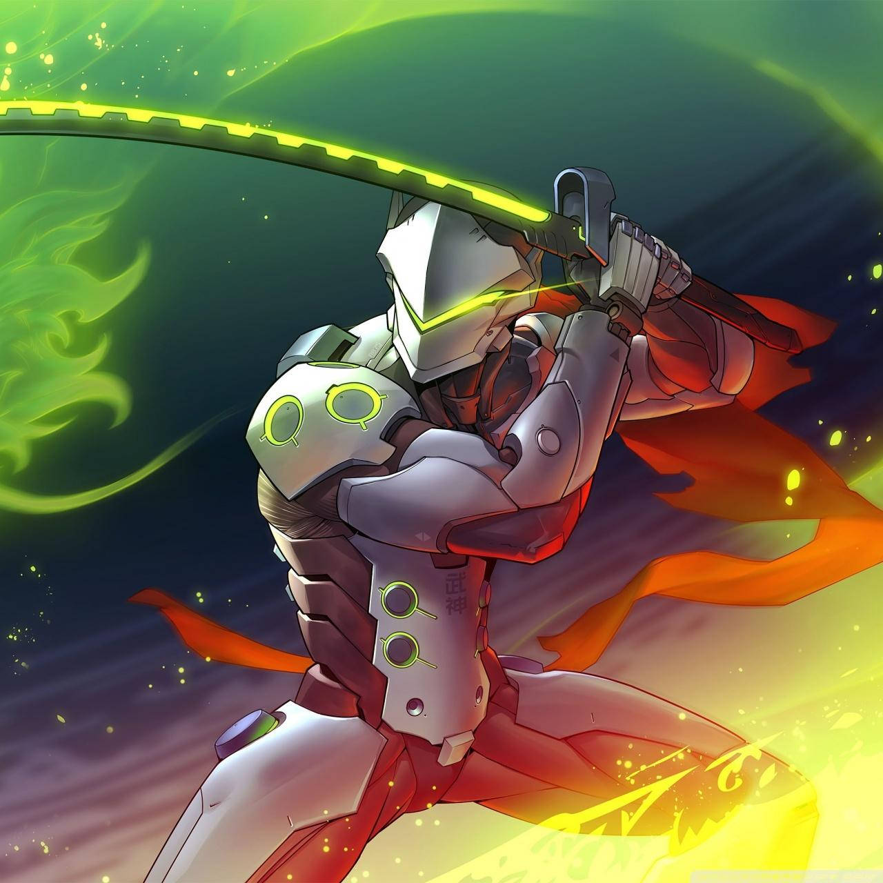 Genji Overwatch 2 Wallpaper