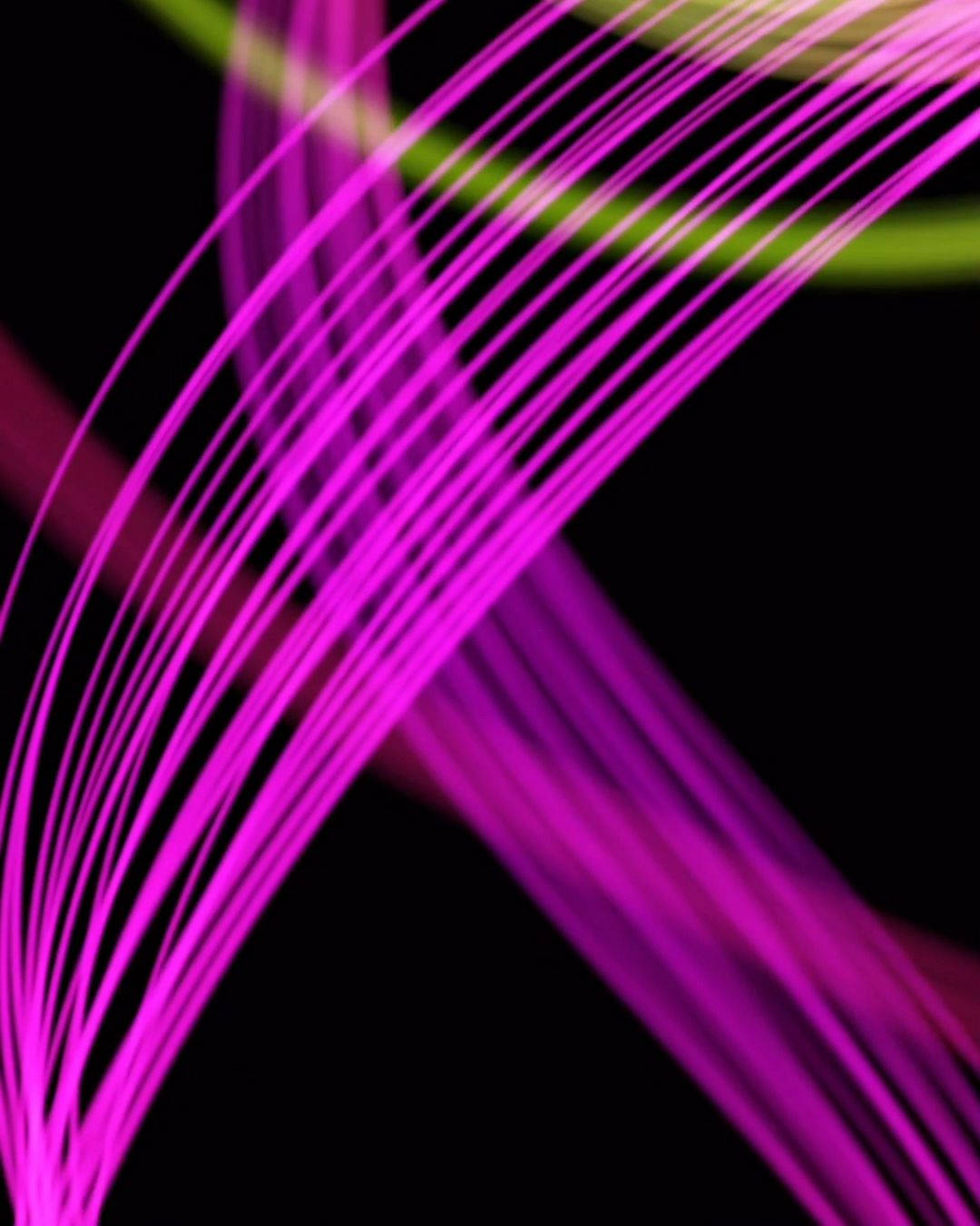 Genuine Neon Pink Light Rays Wallpaper