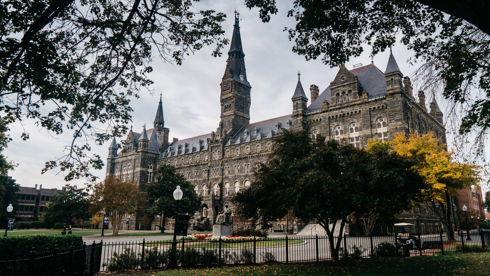 Georgetown Healy Hall Park Wallpaper