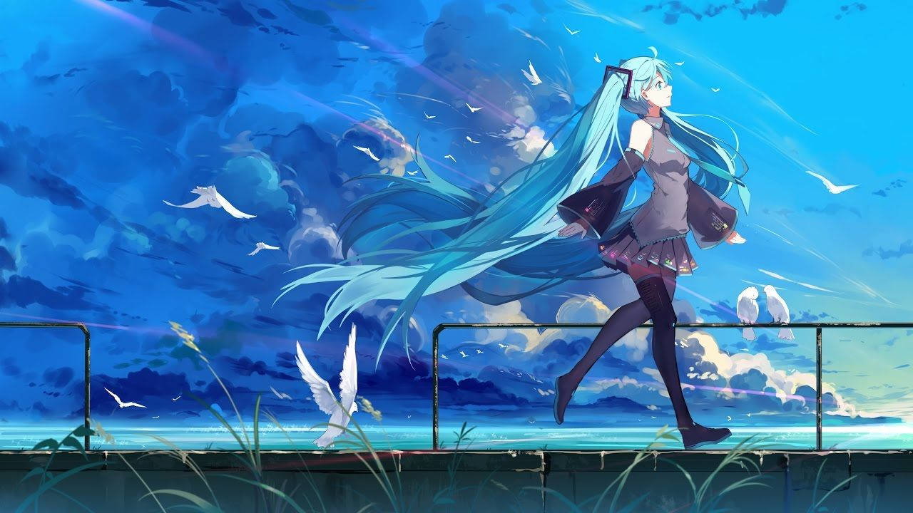 Get Groovy With Hatsune Miku! Wallpaper