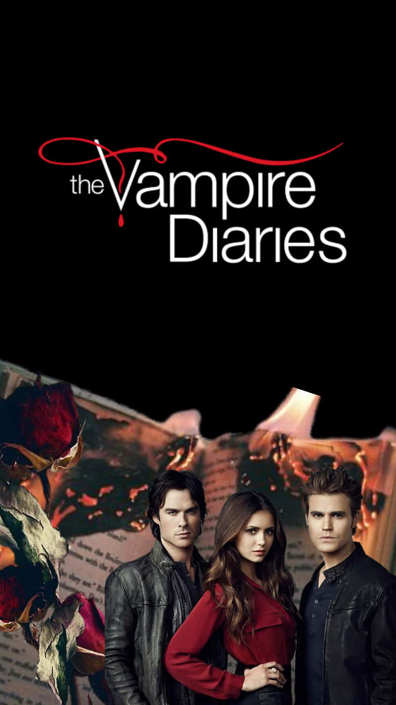 Get Ready For A Supernatural Experience With The Vampire Diaries Iphone Wallpaper