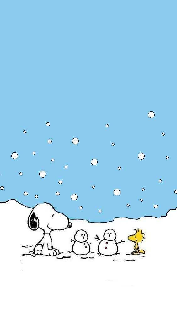 Get Ready For The Holidays With Snoopy And His Friends Wallpaper