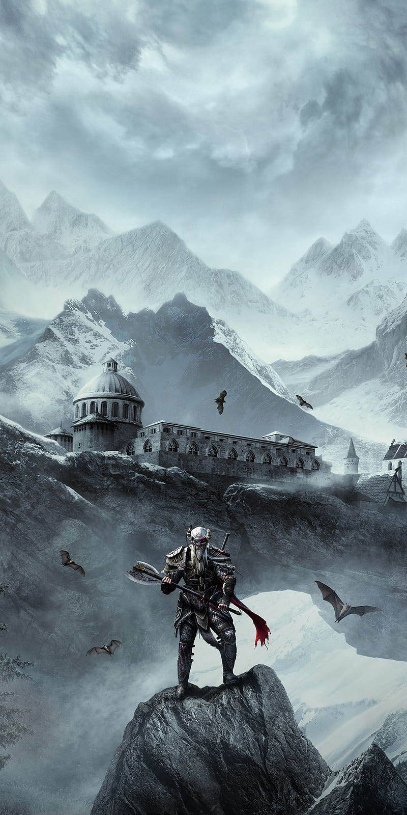 Get Ready To Explore The World Of Skyrim With The New Skyrim Phone Wallpaper