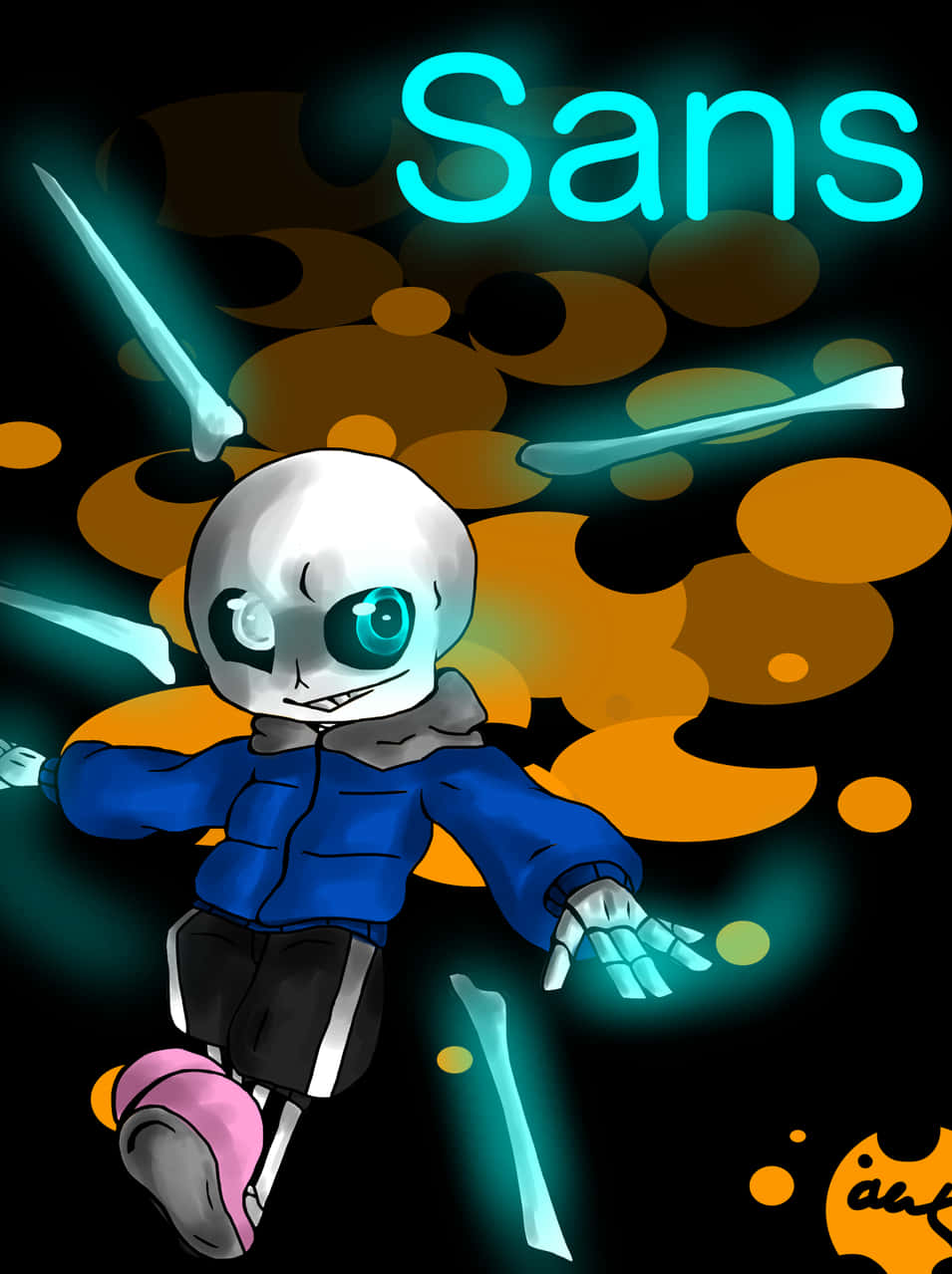 Get Ready To Face Sans The Skeleton Of Undertale Wallpaper