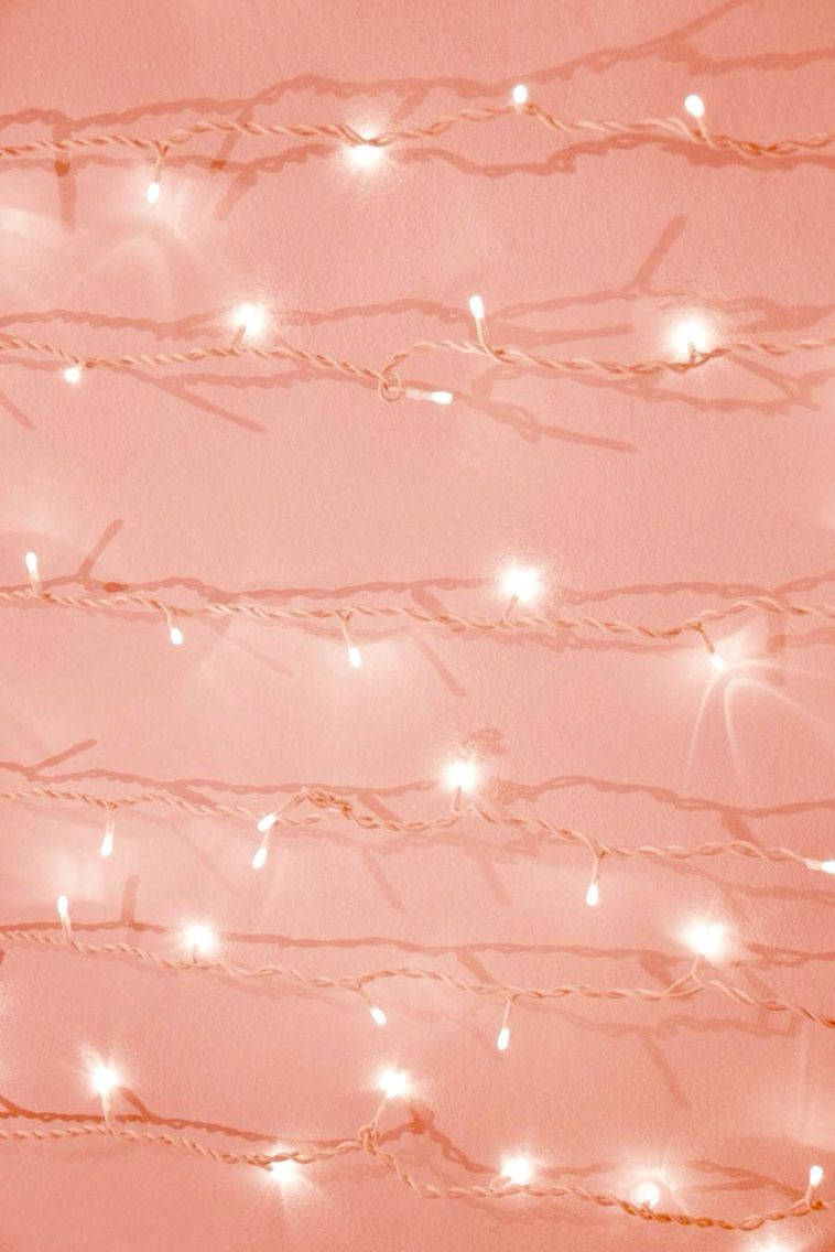 Get Your Festive Spirit Ready For The Holidays With This Beautiful Christmas Lights Iphone Wallpaper Wallpaper