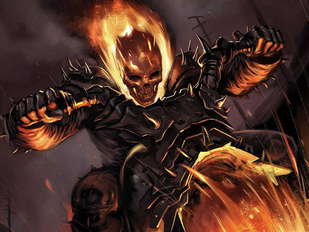 Ghost Rider The Burning Man Wallpaper