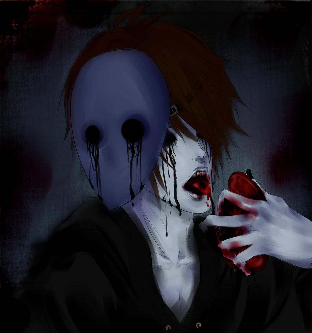 Ghoulish Eyeless Jack Digital Art Wallpaper