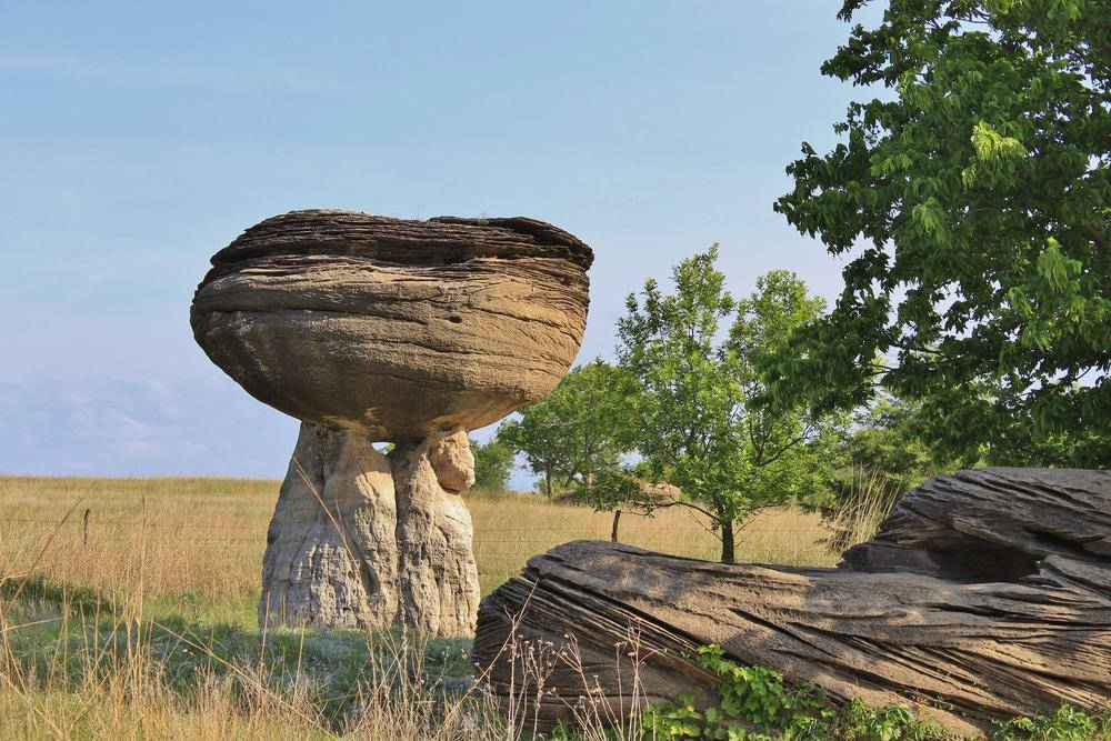 Giant Rocks In Wichita Wallpaper