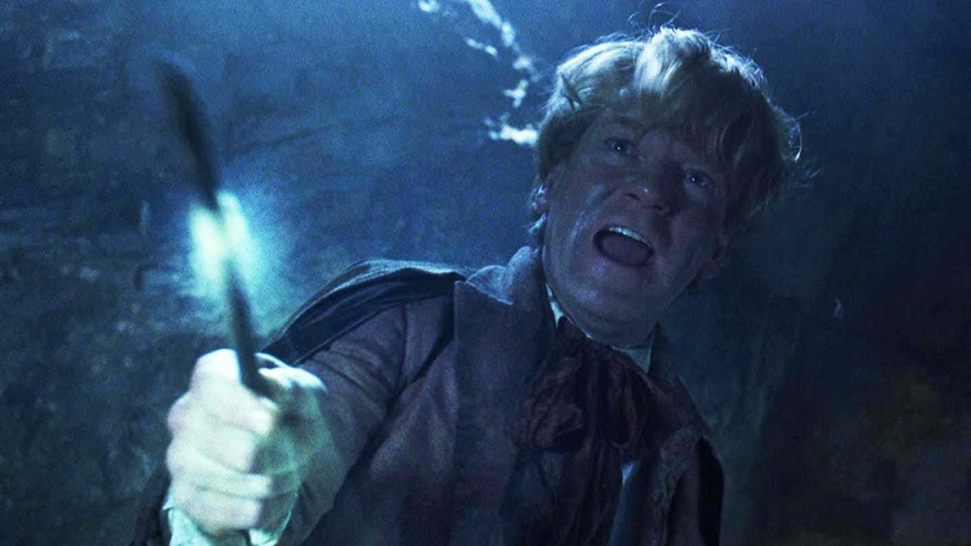 Gilderoy_ Lockhart_ Casting_ Spell Wallpaper