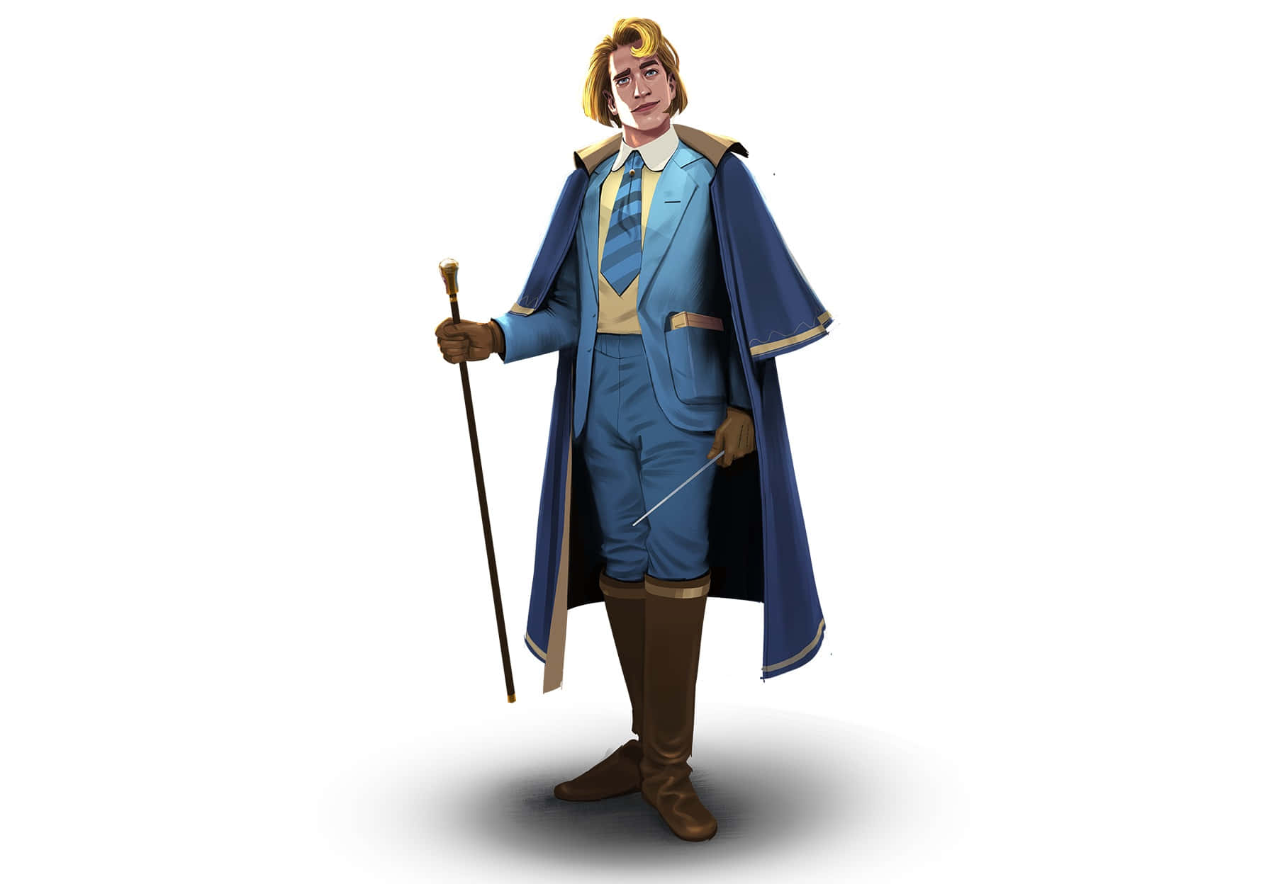 Gilderoy Lockhart Character Illustration Wallpaper