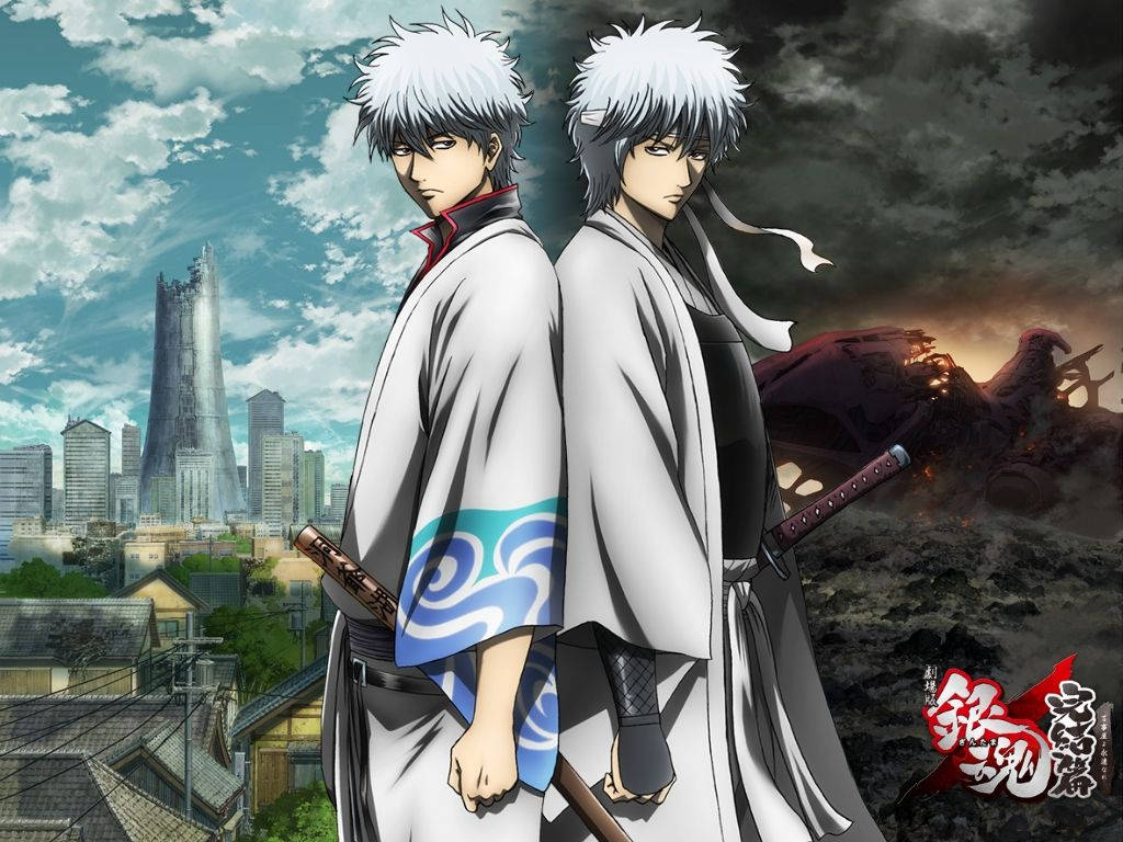 Gintama Gintoki's Two Sides Wallpaper