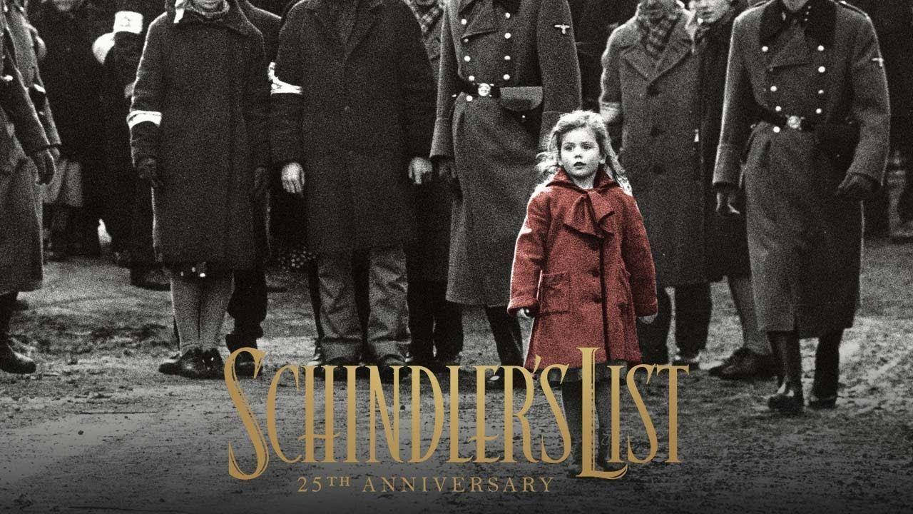 Girl In Red Coat - Iconic Scene From Schindler's List Wallpaper