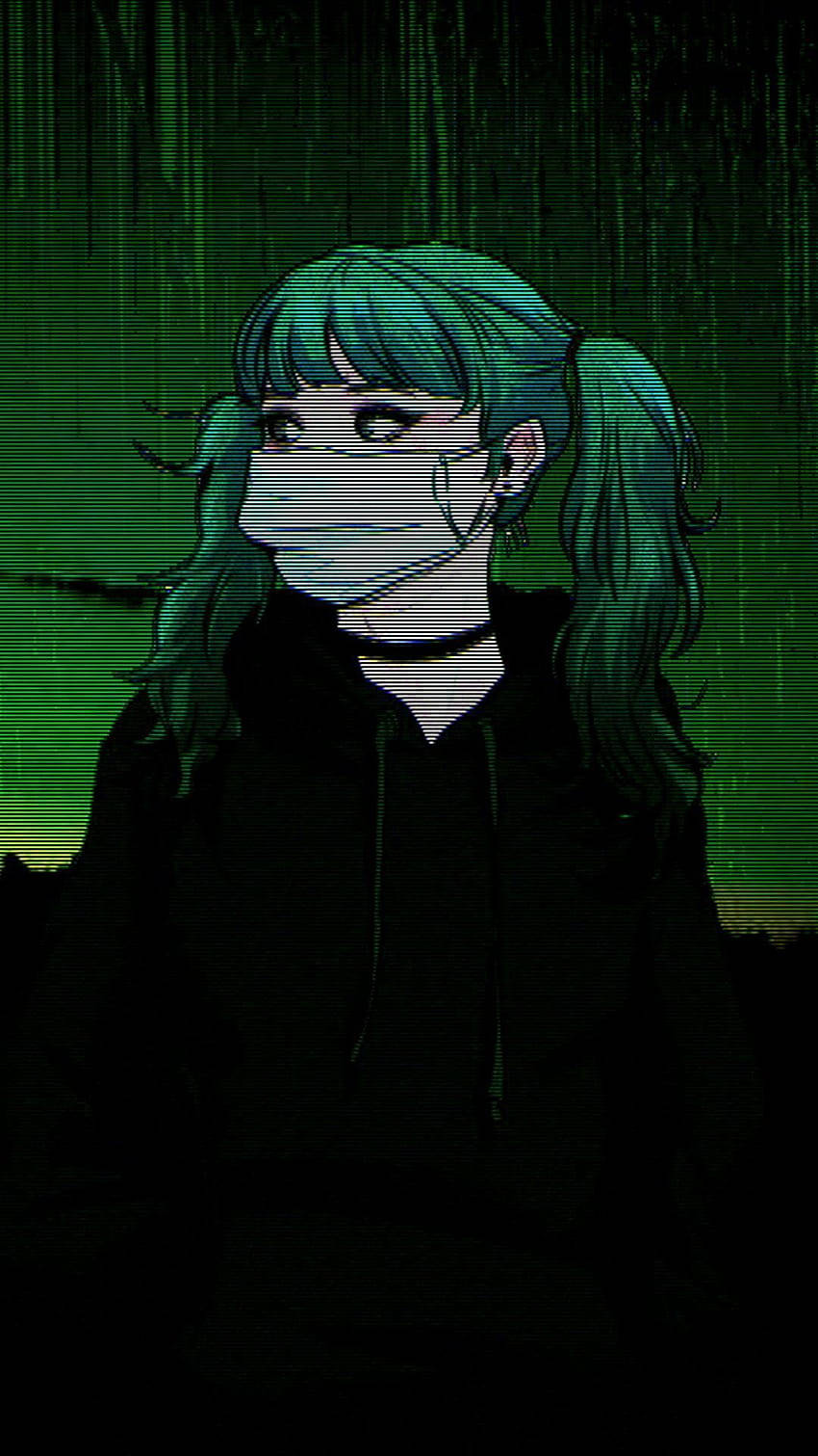 Girl With Mask Pfp Aesthetic Wallpaper