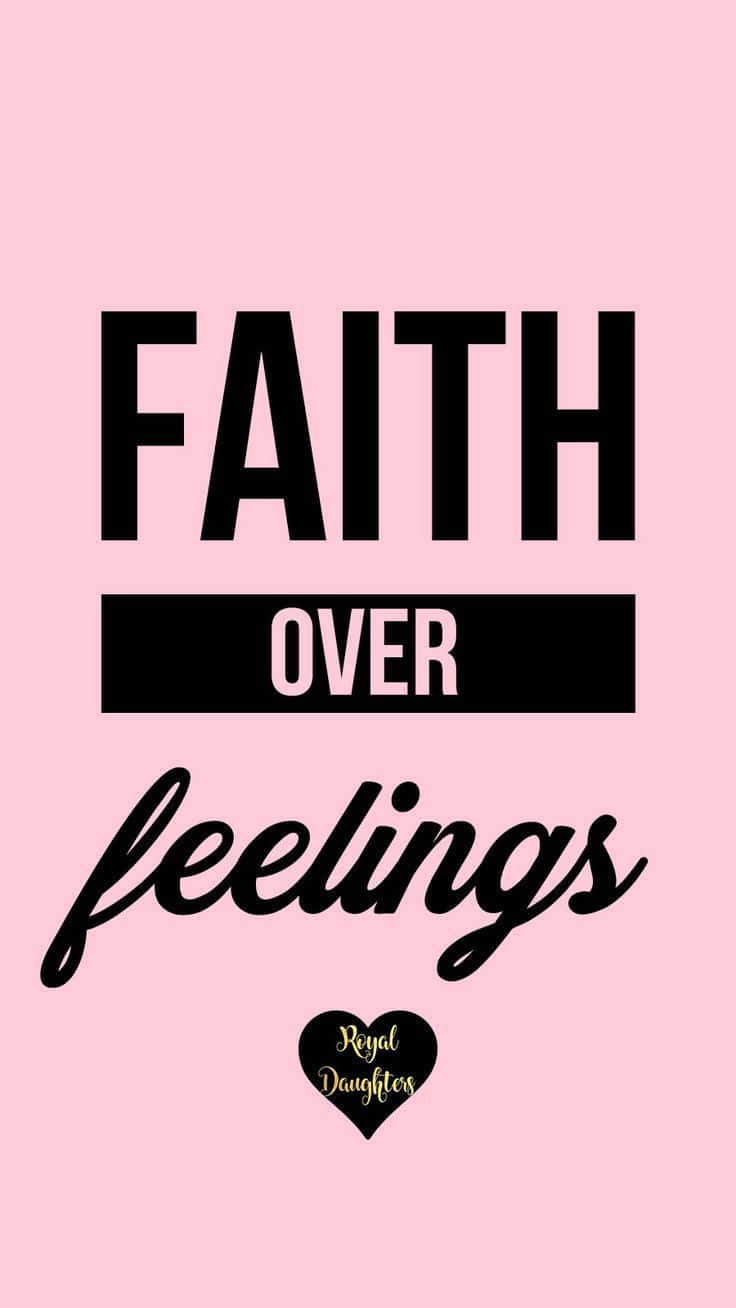 Girly Bible Verse With Faith Wallpaper