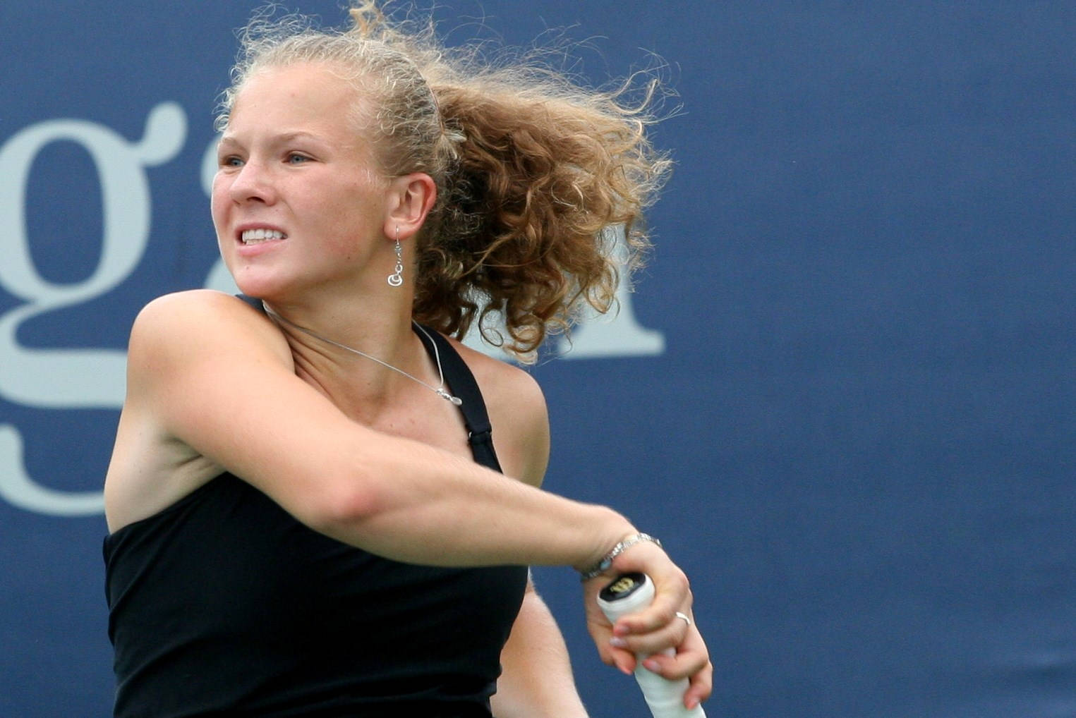 Glaring Katerina Siniakova Wallpaper