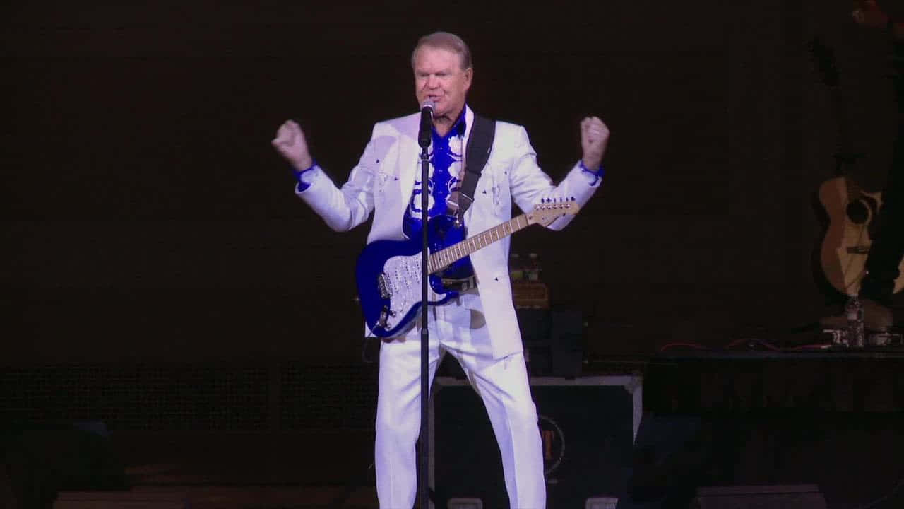 Glen Campbell Performing Live Wallpaper