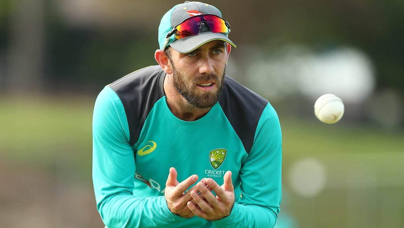 Glenn Maxwell Donning His Green Outfit Wallpaper