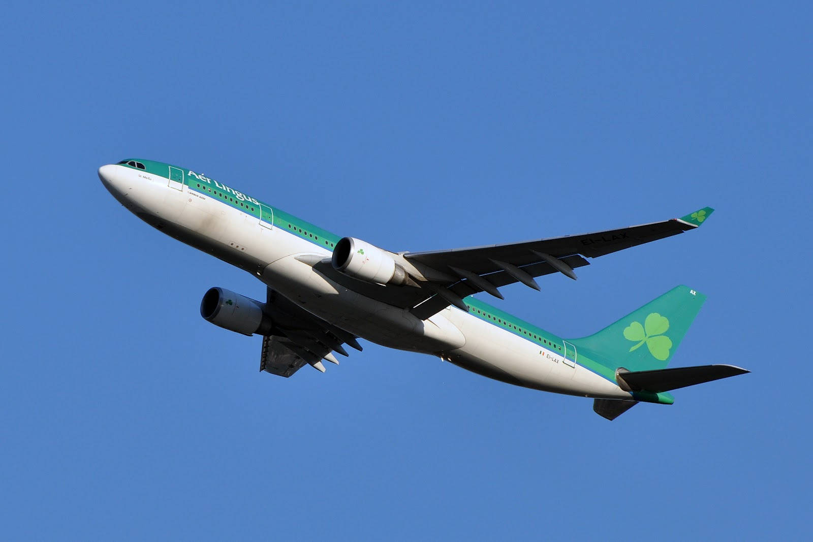 Gliding Aer Lingus Airplane Wallpaper