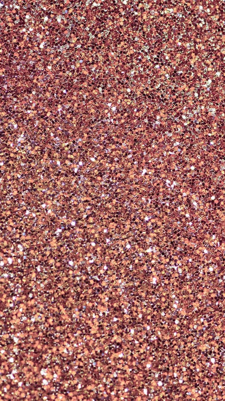 Glittery Rose Gold Phone Wallpaper