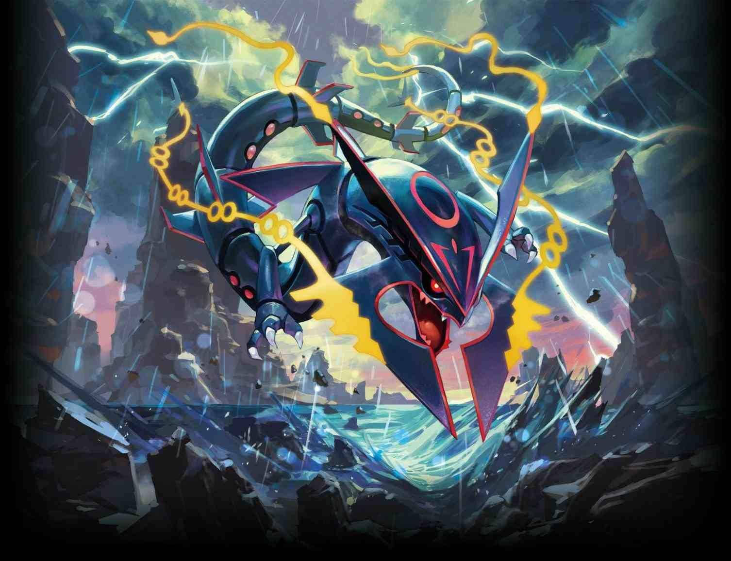 Glorious Shiny Rayquaza Wallpaper