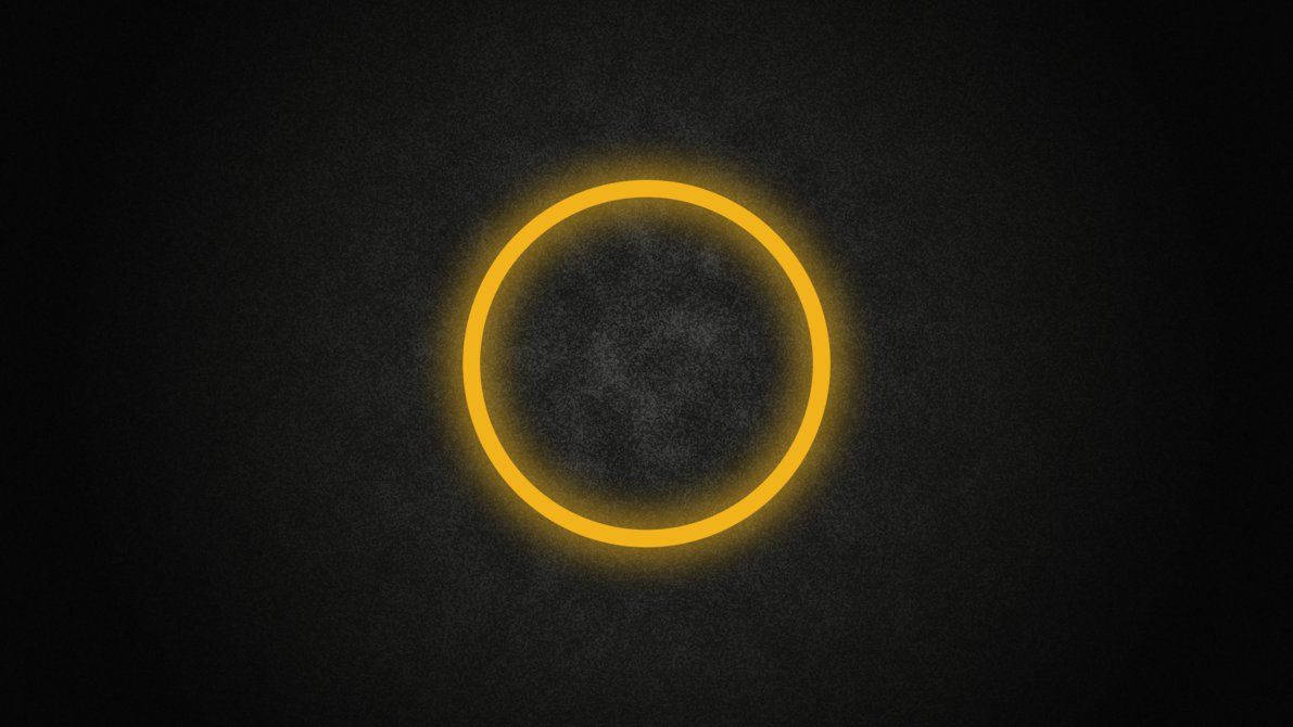 Glowing Circles Of Life Wallpaper