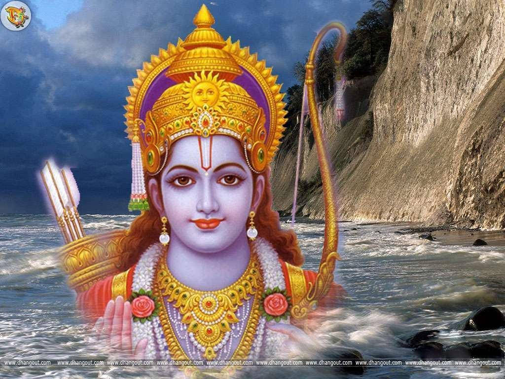 God Vishnu Sri Rama Wallpaper