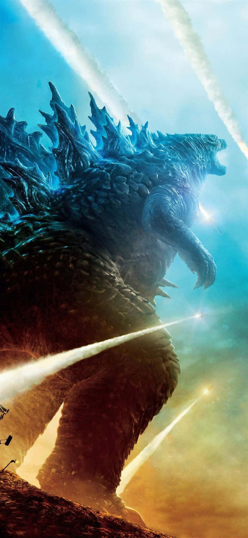 Godzilla Power Displayi Phone Wallpaper Wallpaper