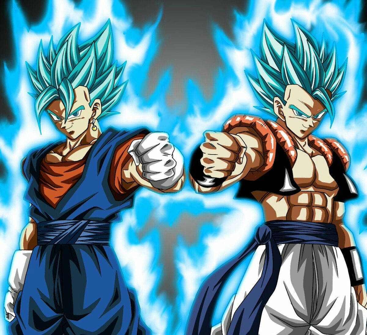 Gogeta And Vegito Fists Wallpaper