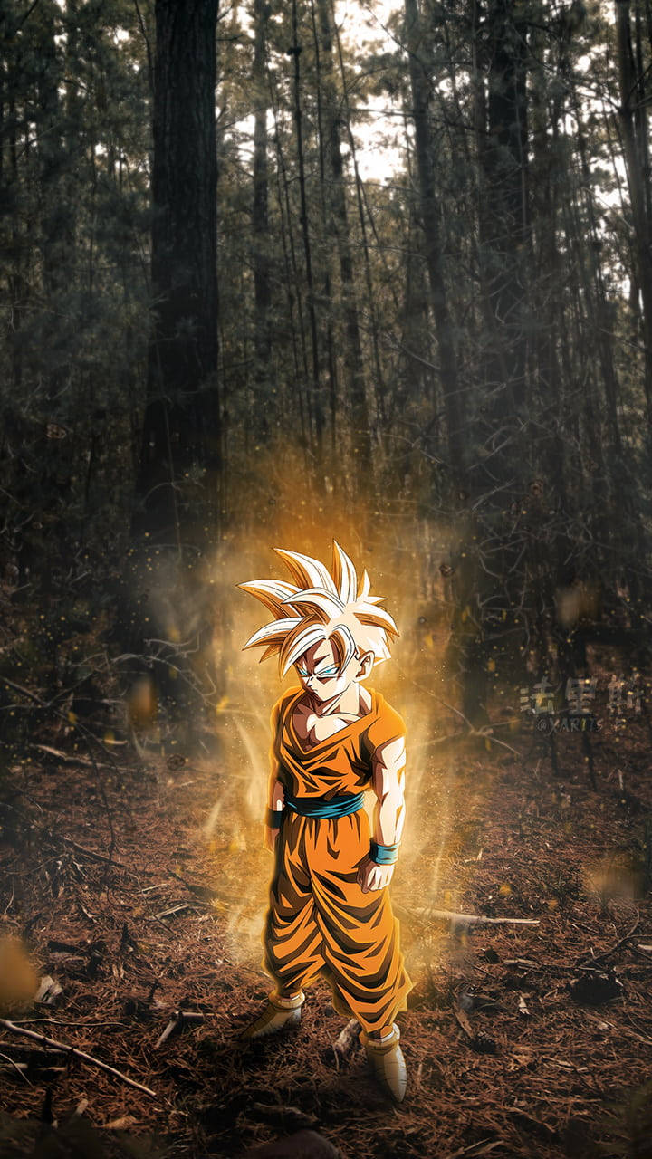 Gohan Super Saiyan 2 Forest Fanart Wallpaper