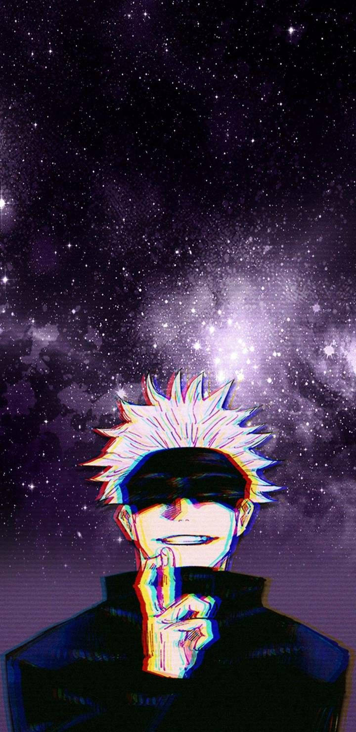 Gojo Satoru Anime Phone Wallpaper