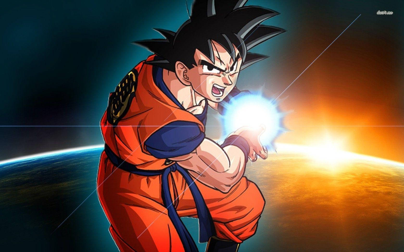 Goku Dragon Ball Super Earth's Horizon Wallpaper