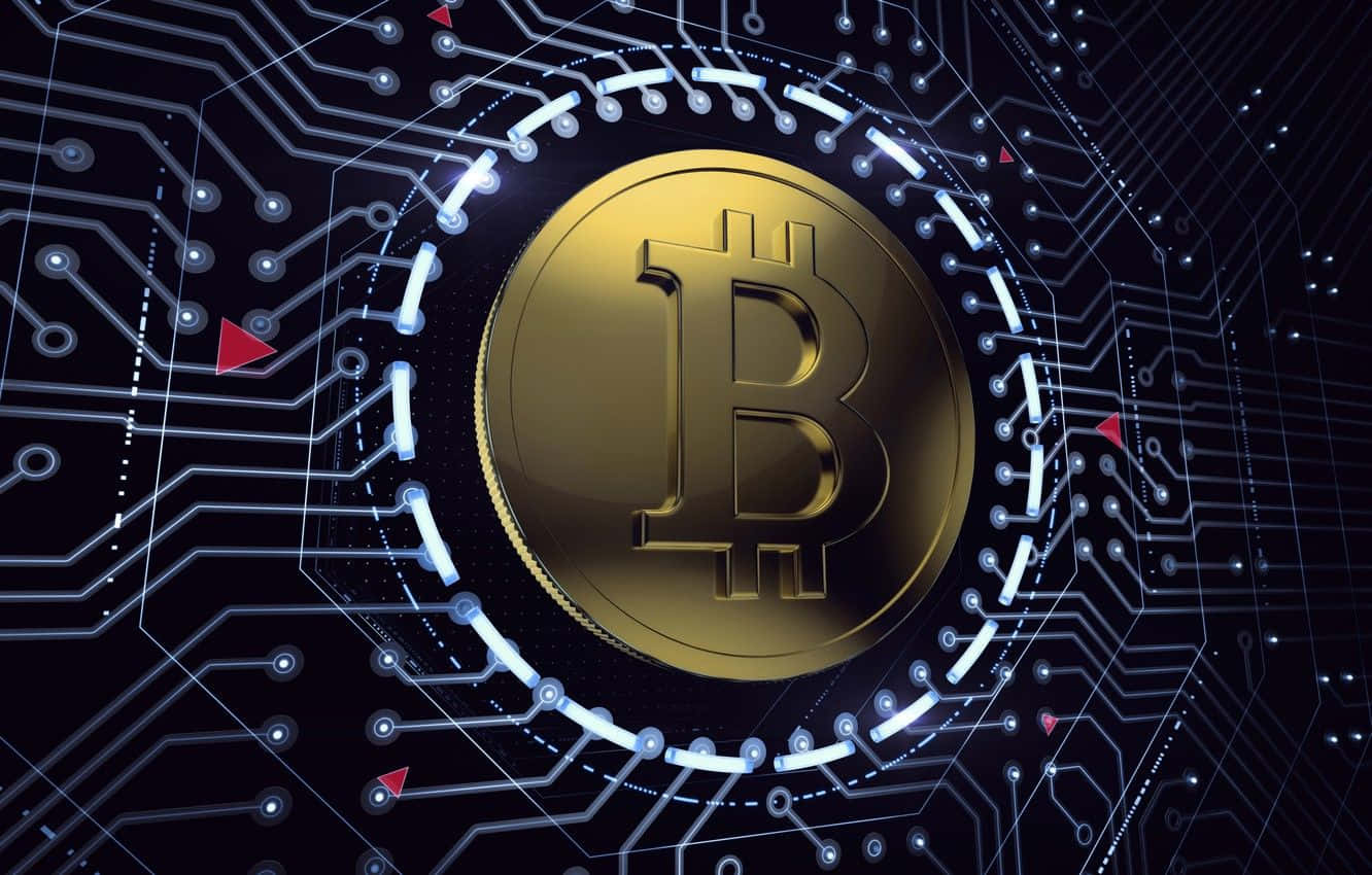 Gold Bitcoin Technology 4k Desktop Wallpaper