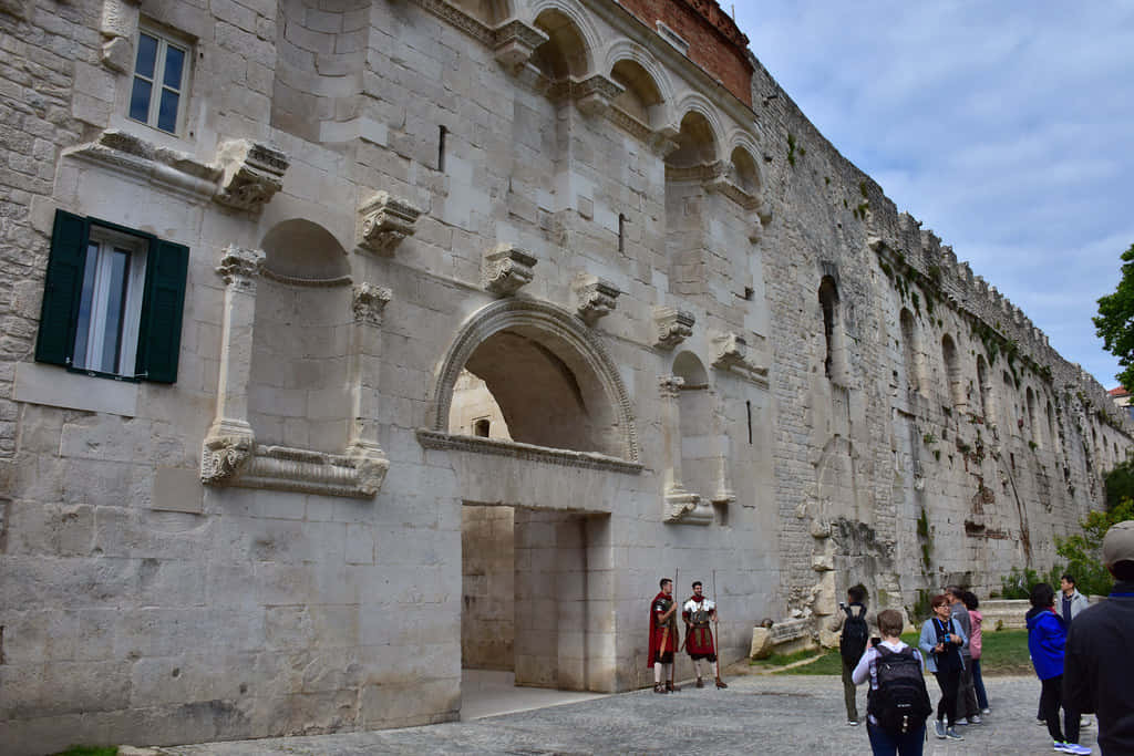 Golden Gate Of Diocletians Palace Wallpaper