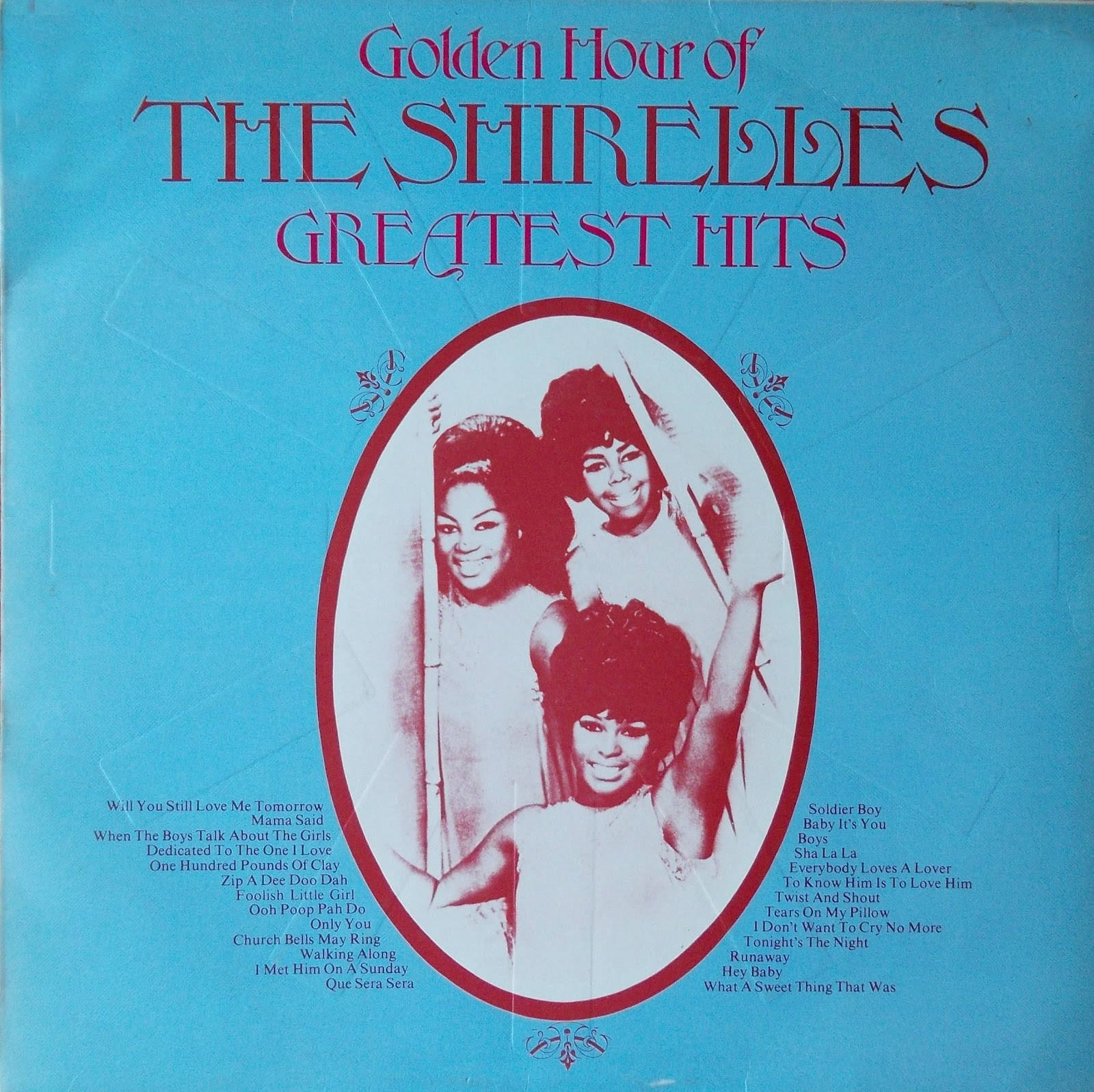 Golden Hour Of The Shirelles Greatest Hits 1973 Album Cover Wallpaper