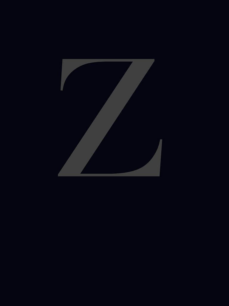 Golden-letter Z - Elegance And Grace Wallpaper