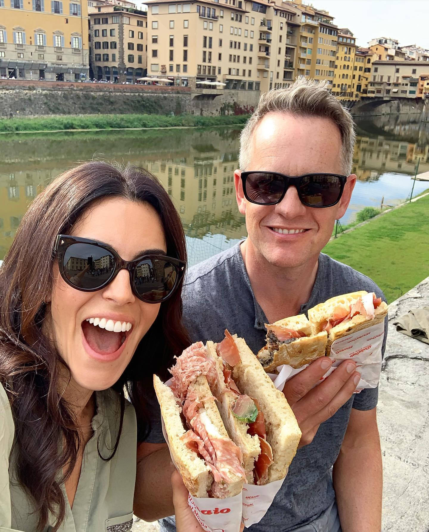 Golfer Luke Donald Enjoying A Sandwich During A Break Wallpaper