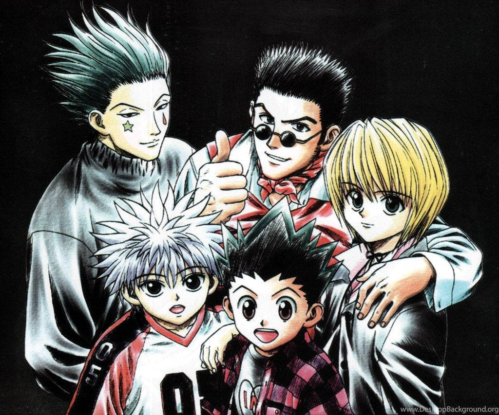 Gon, Kurapika, And Killua - The Main Characters Of Hunter X Hunter Wallpaper