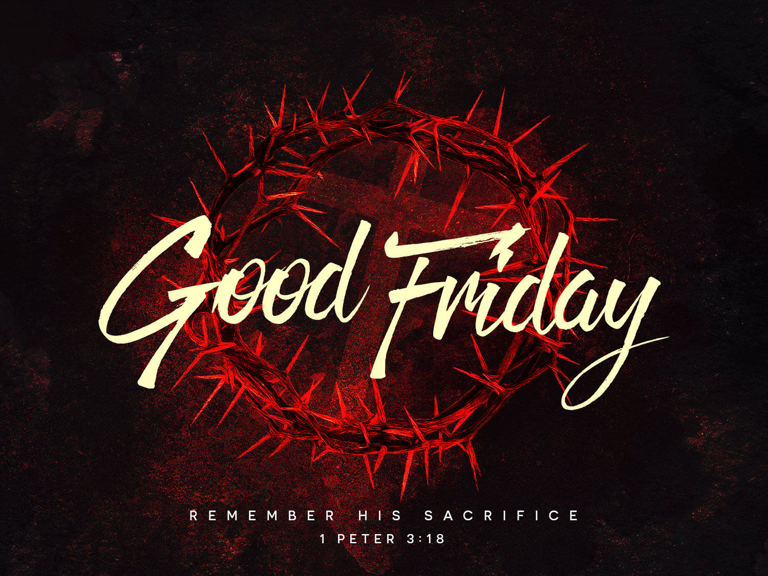 Good Friday Banner Wallpaper