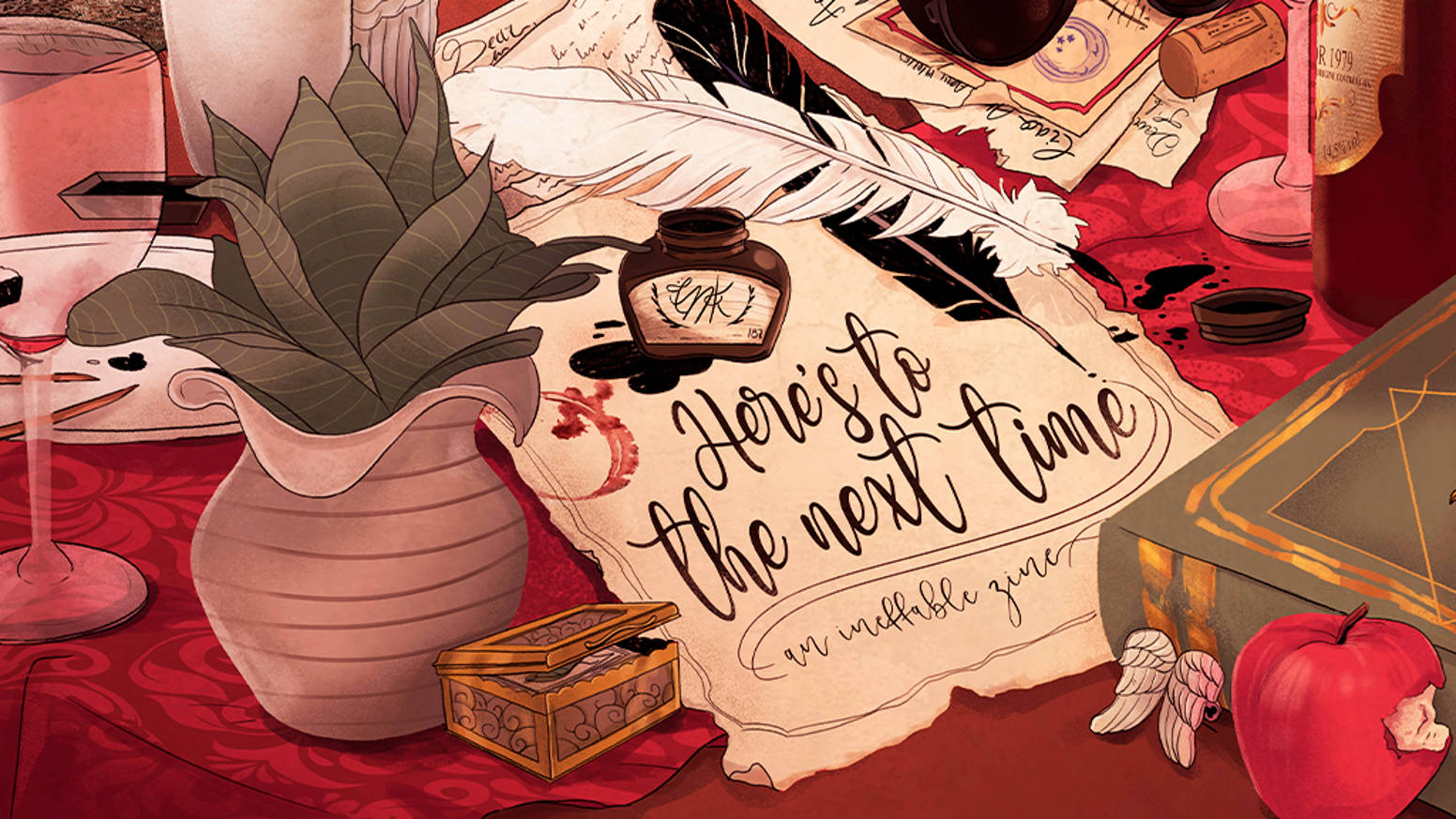 Good Omens Art Zine Wallpaper