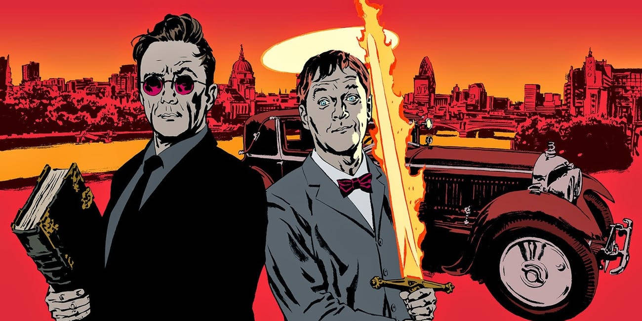 Good Omens Hot Poster Wallpaper