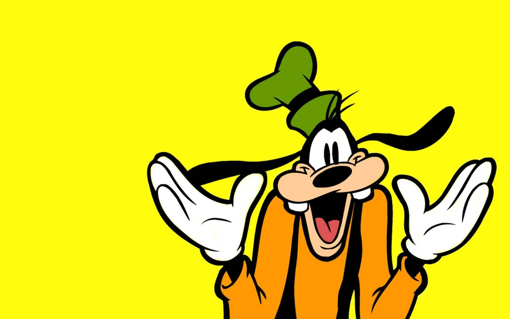 Goofy Raising Shoulders Wallpaper