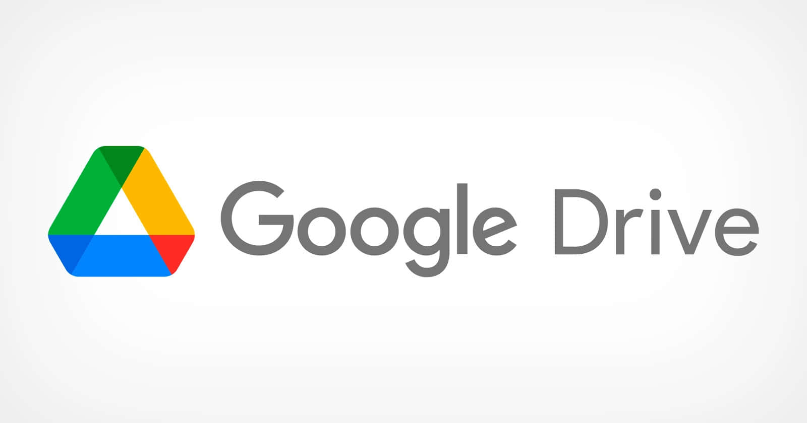 Google Drive On Plain White Wallpaper