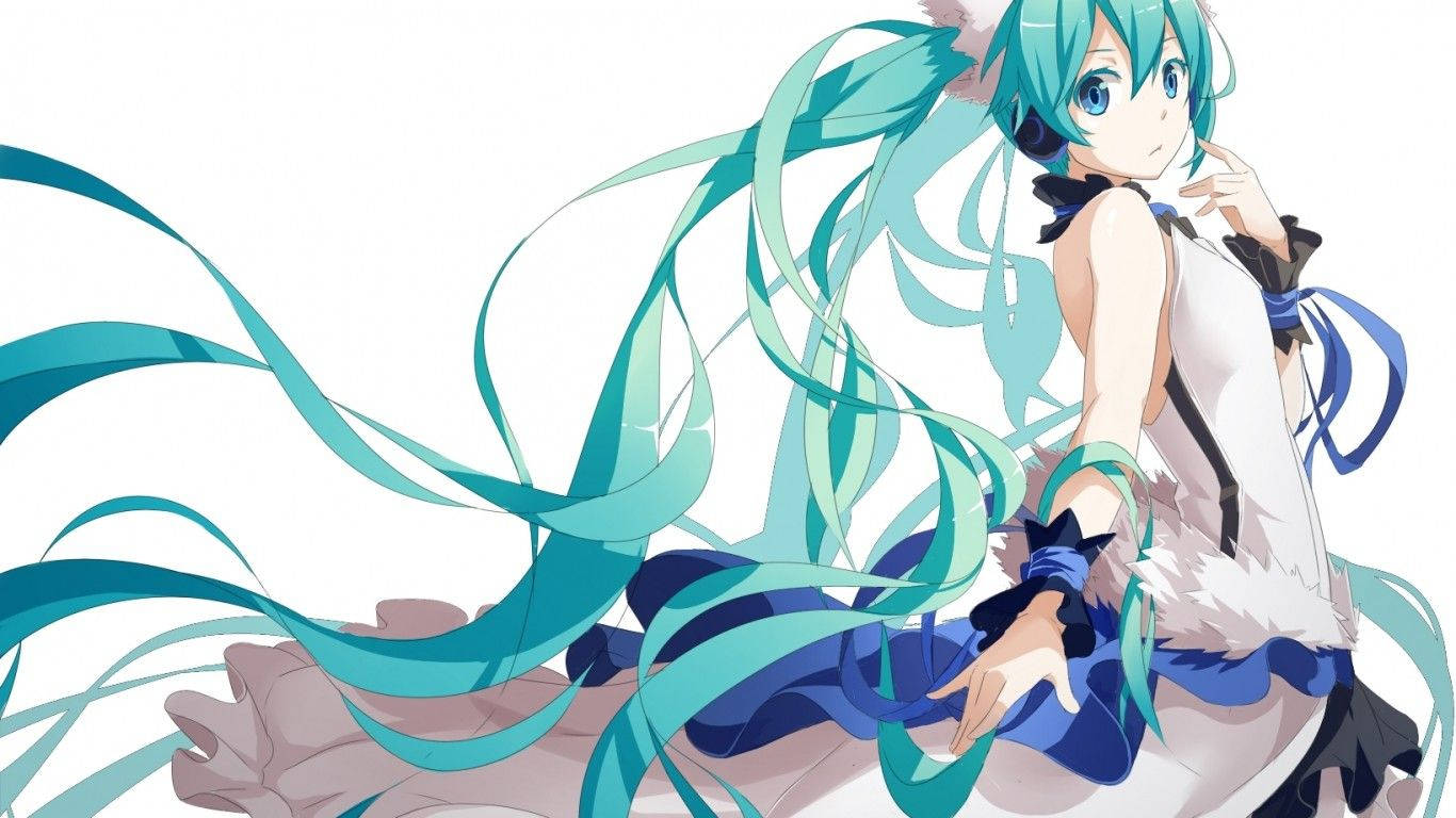 Gorgeous Hatsune Miku Art Wallpaper