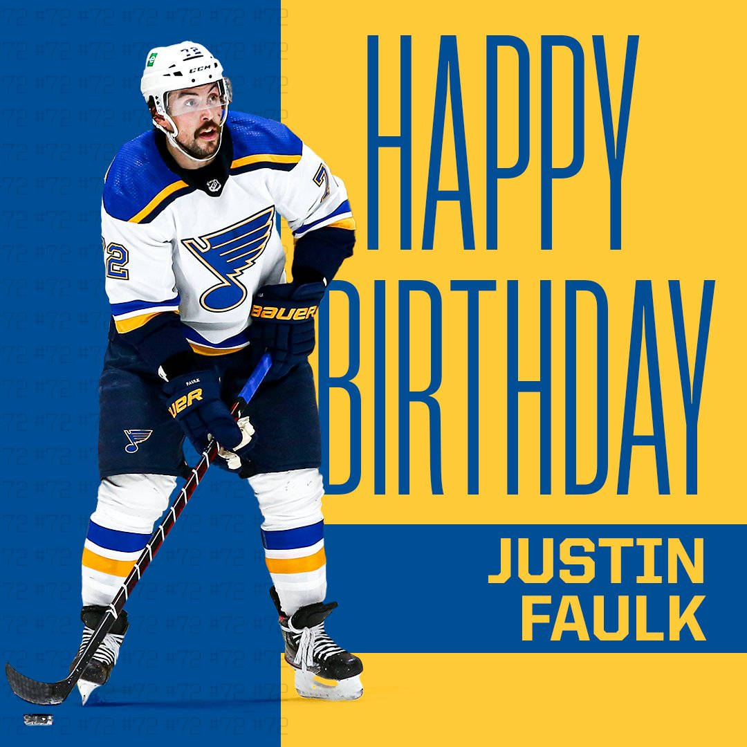 Gorgeous Poster Of Justin Faulk Wallpaper