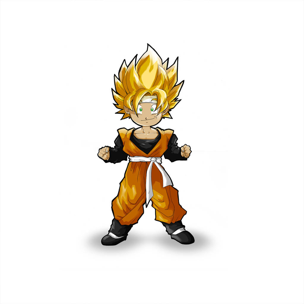 Goten Fighting Stance Wallpaper