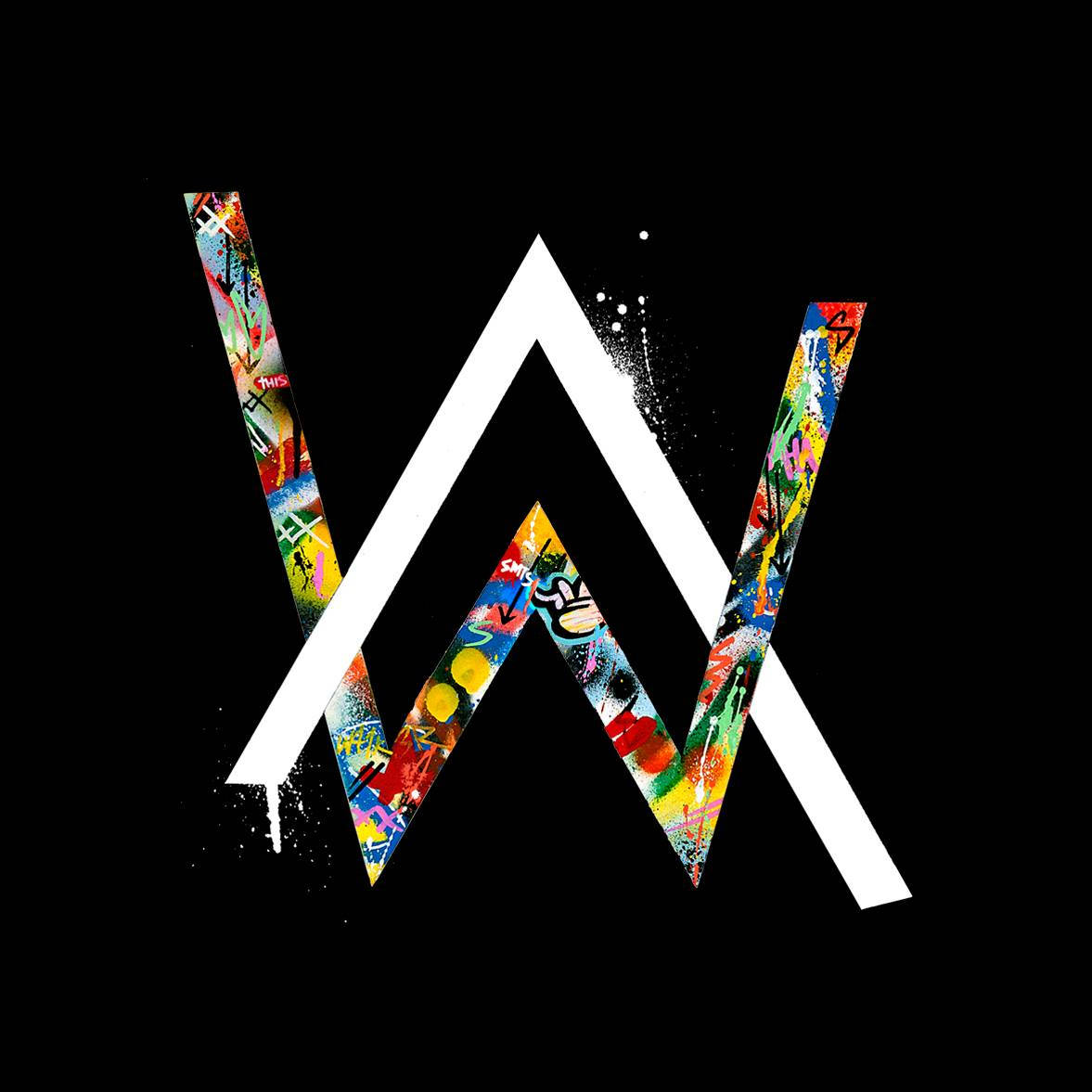 Graffiti Alan Walker Logo Wallpaper