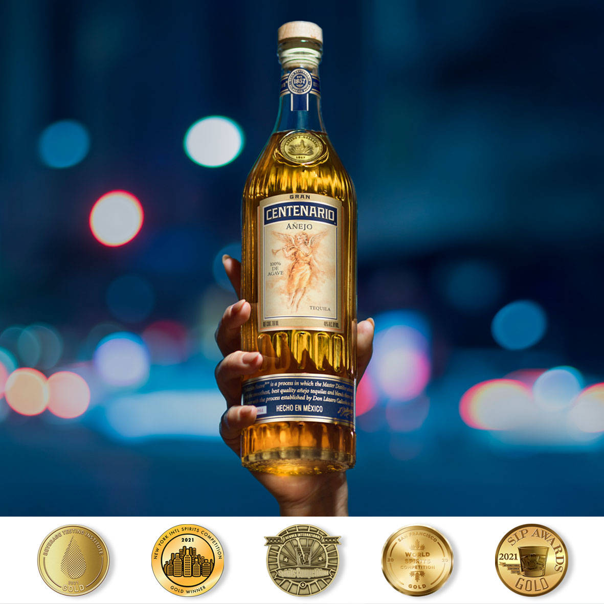 Gran Centenario Anejo, Award-winning Tequila Bottle Wallpaper