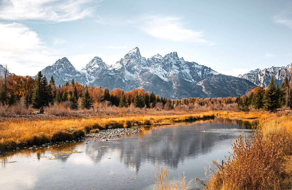 Grand Teton National Park Center Wallpaper