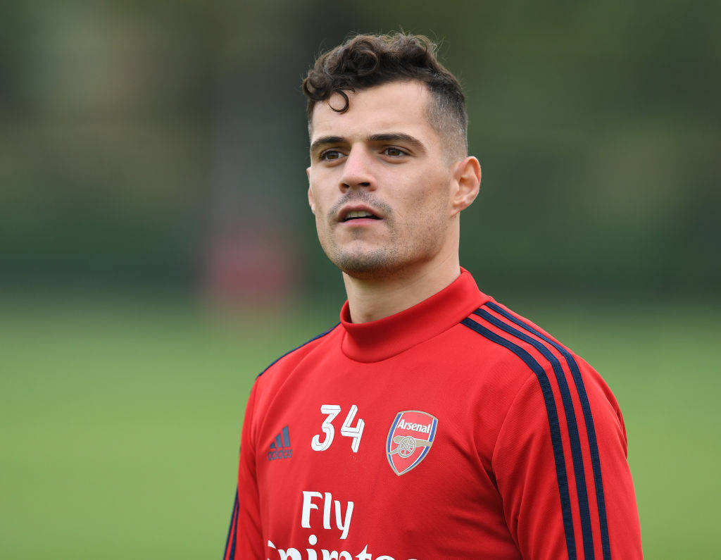 Granit Xhaka Looks Far Away Wallpaper